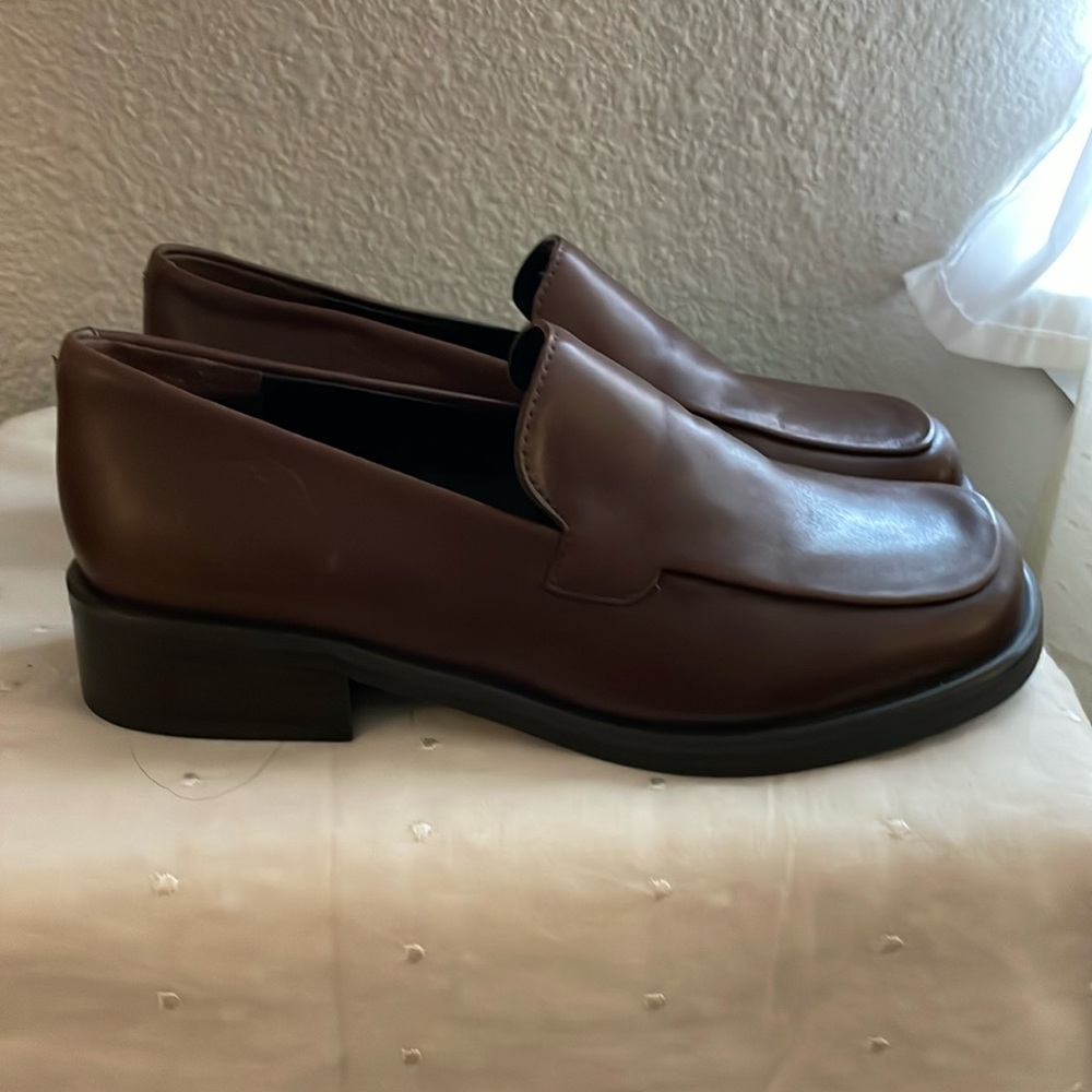 Vintage Franco Sarto brown leather loafers - amazing condition